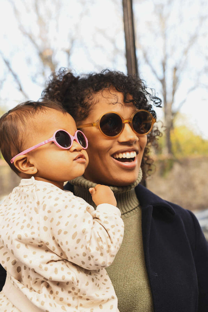 Baby and mum with sunglasses