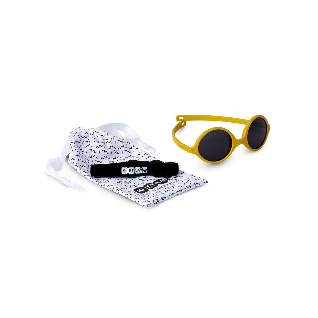 KI ET LA Diabola baby sunglasses mustard overview