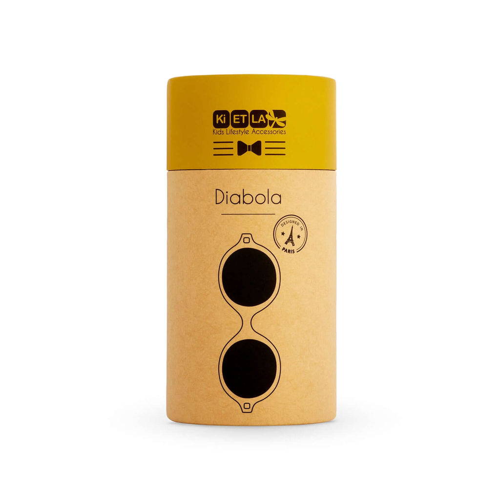 KI ET LA Diabola baby sunglasses mustard packaging