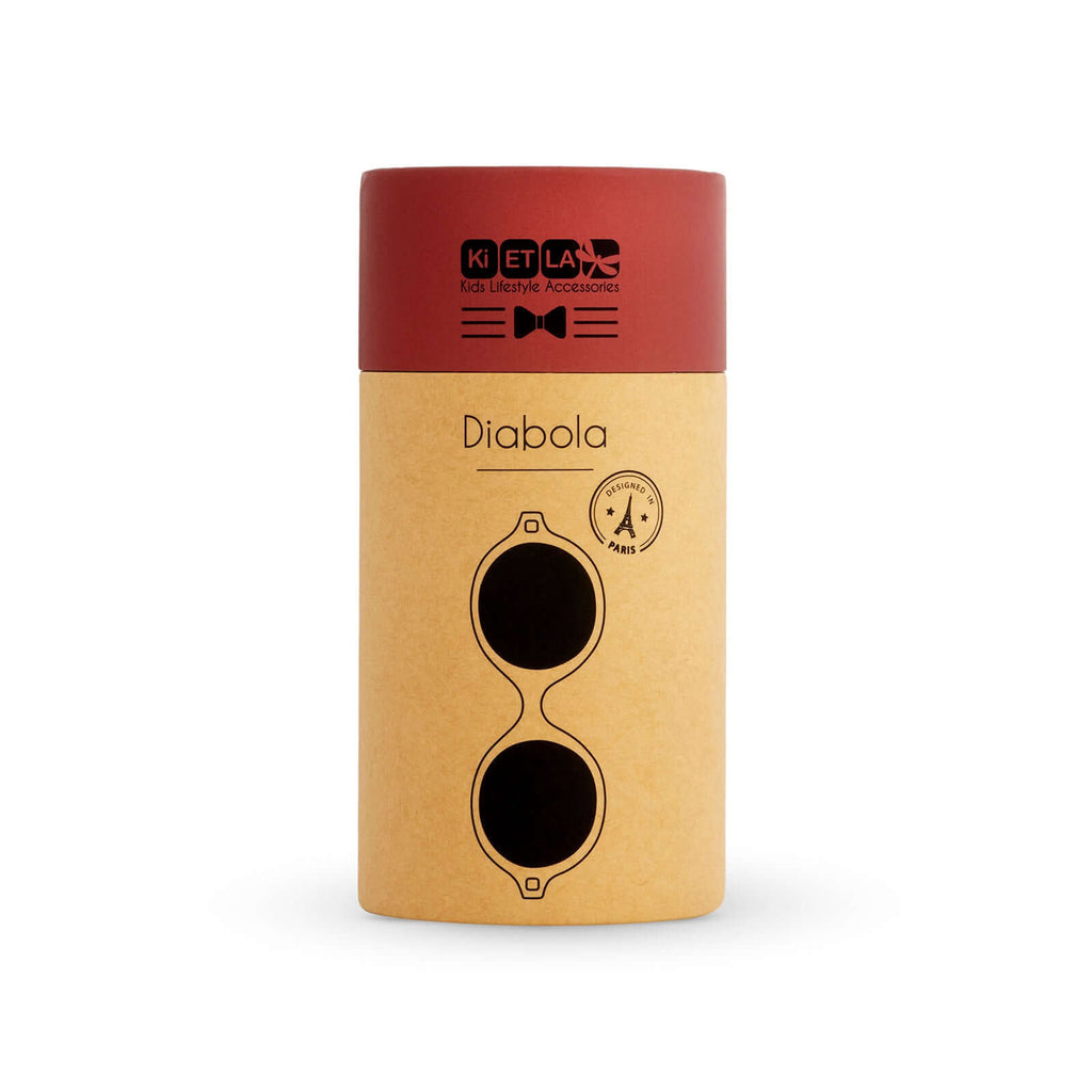 KI ET LA Diabola baby sunglasses terracotta packaging