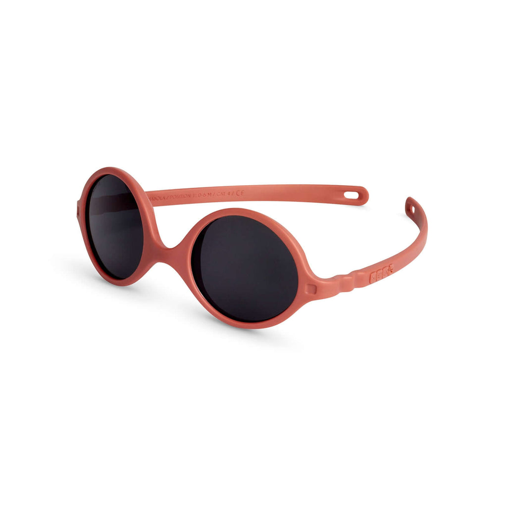 KI ET LA Diabola baby sunglasses terracotta side view