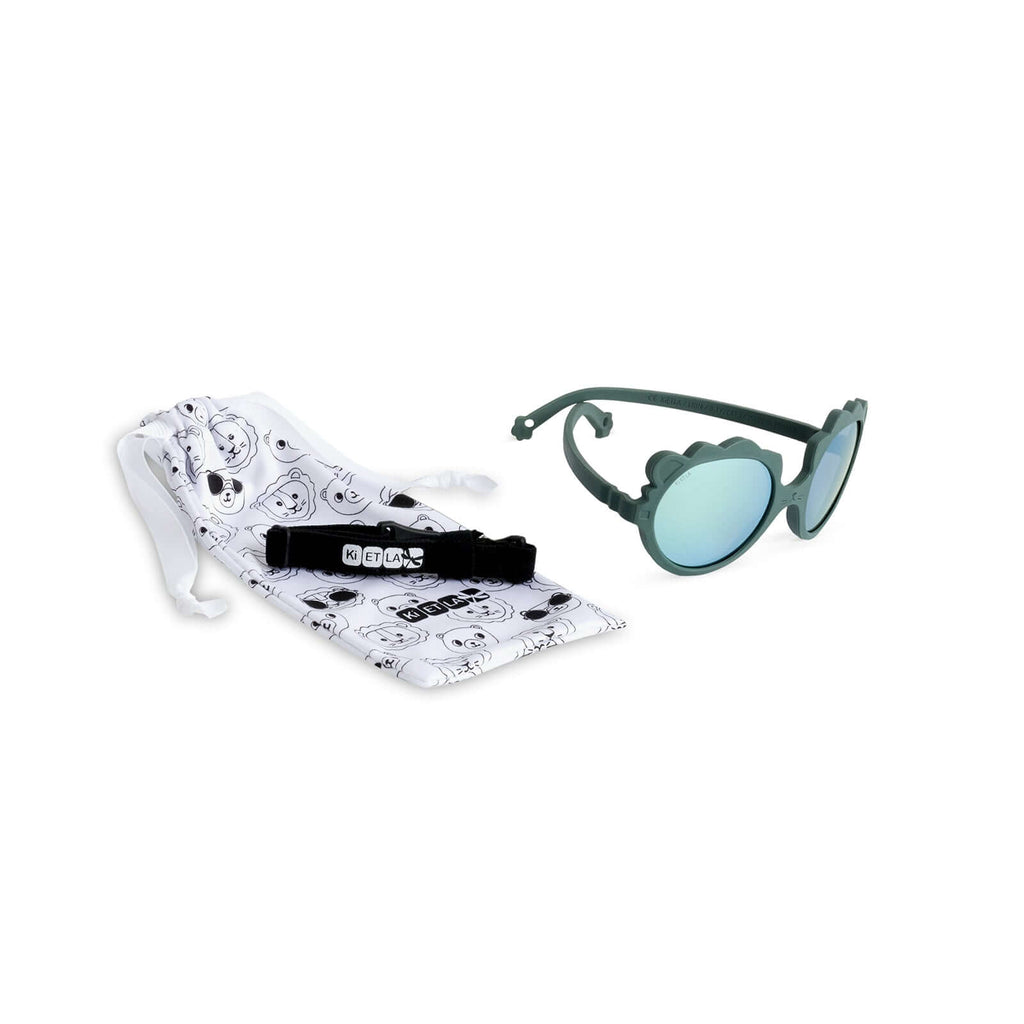 KI ET LA Lion baby sunglasses green product overview