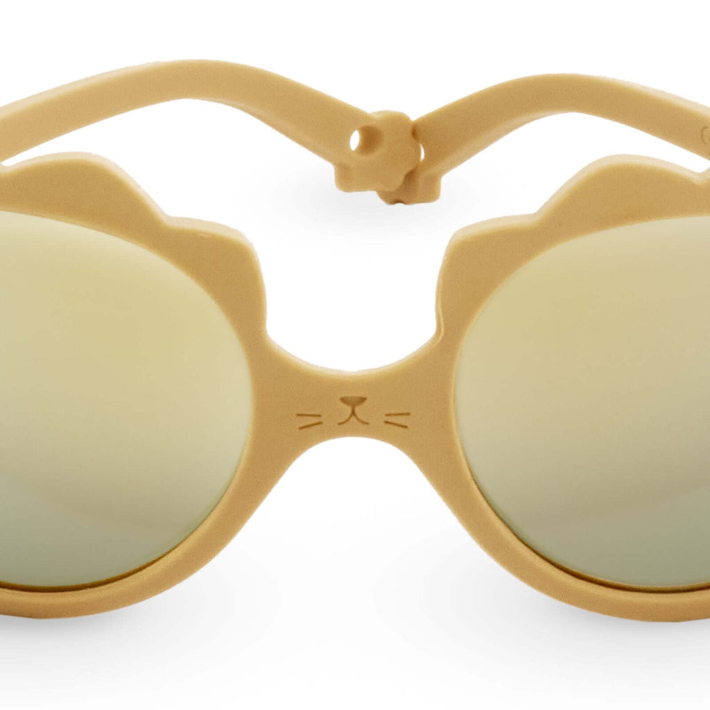 KI ET LA Lion baby sunglasses honey lion muzzle