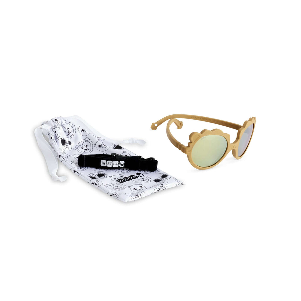 KI ET LA Lion baby sunglasses honey product overview