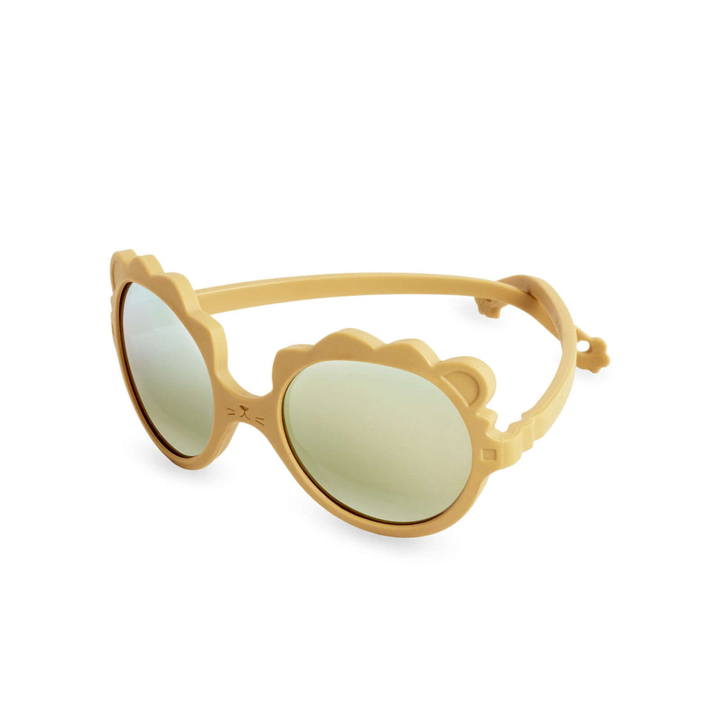 KI ET LA Lion baby sunglasses honey side view