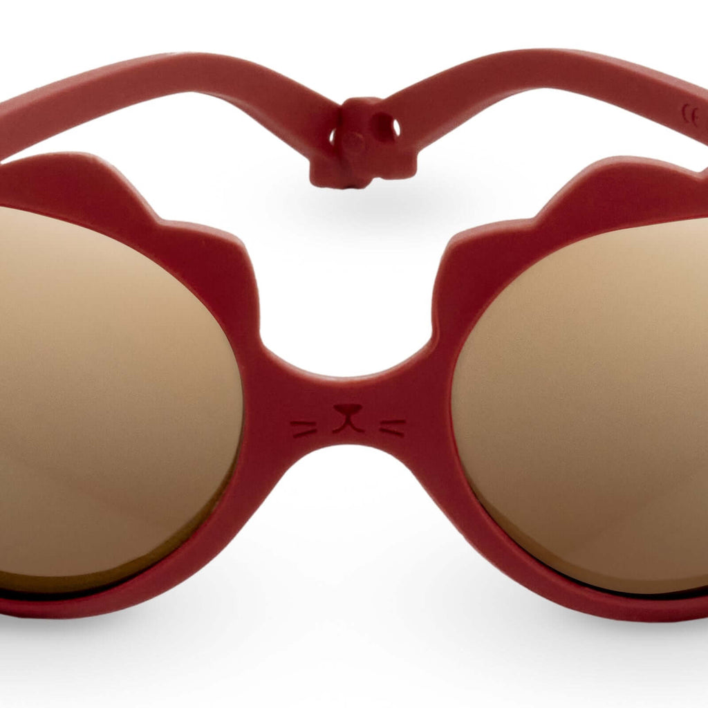 KI ET LA Lion baby sunglasses sienna lion muzzle